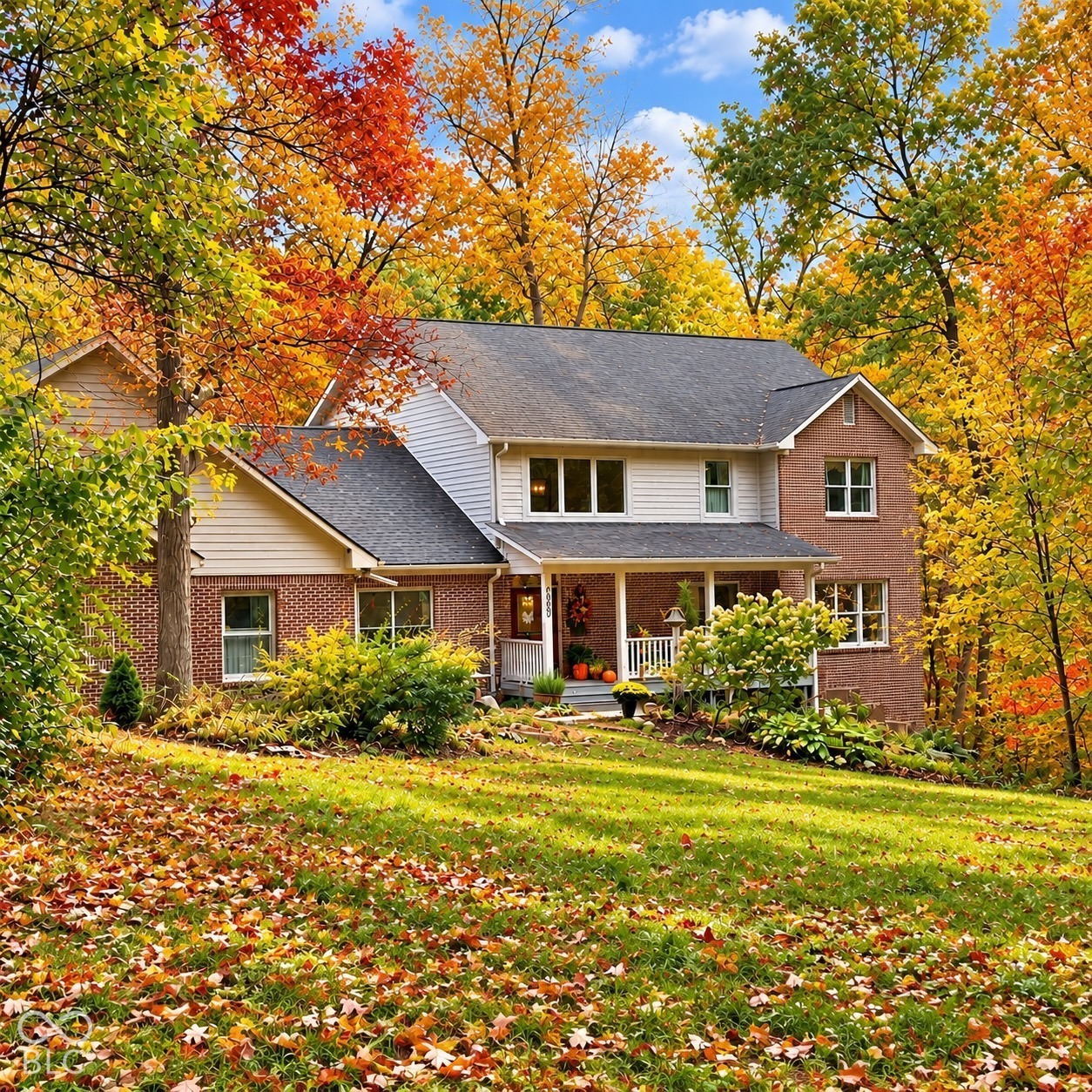 Virtually Altered - Private setting at the end of the neighborhood sits this custom brick home on 5 wooded acres
