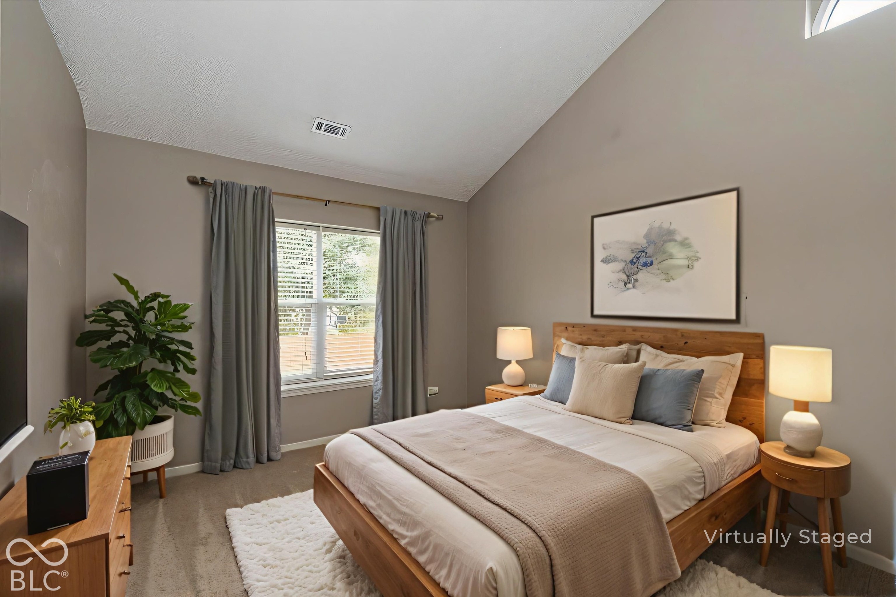 Virtually Altered - Virtually staged version of the Primary Bedroom