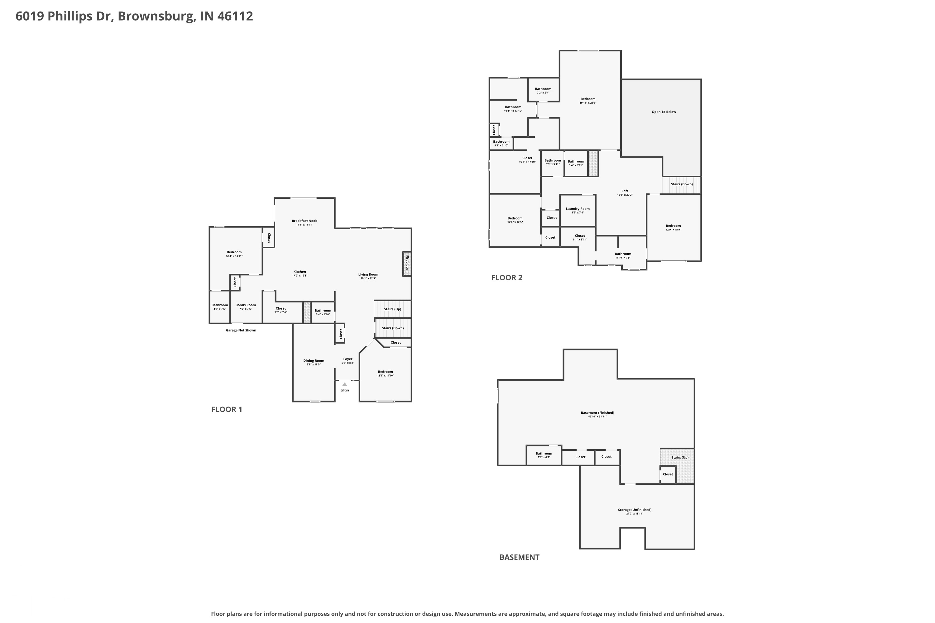6019 Phillips Drive, Brownsburg, IN 46112