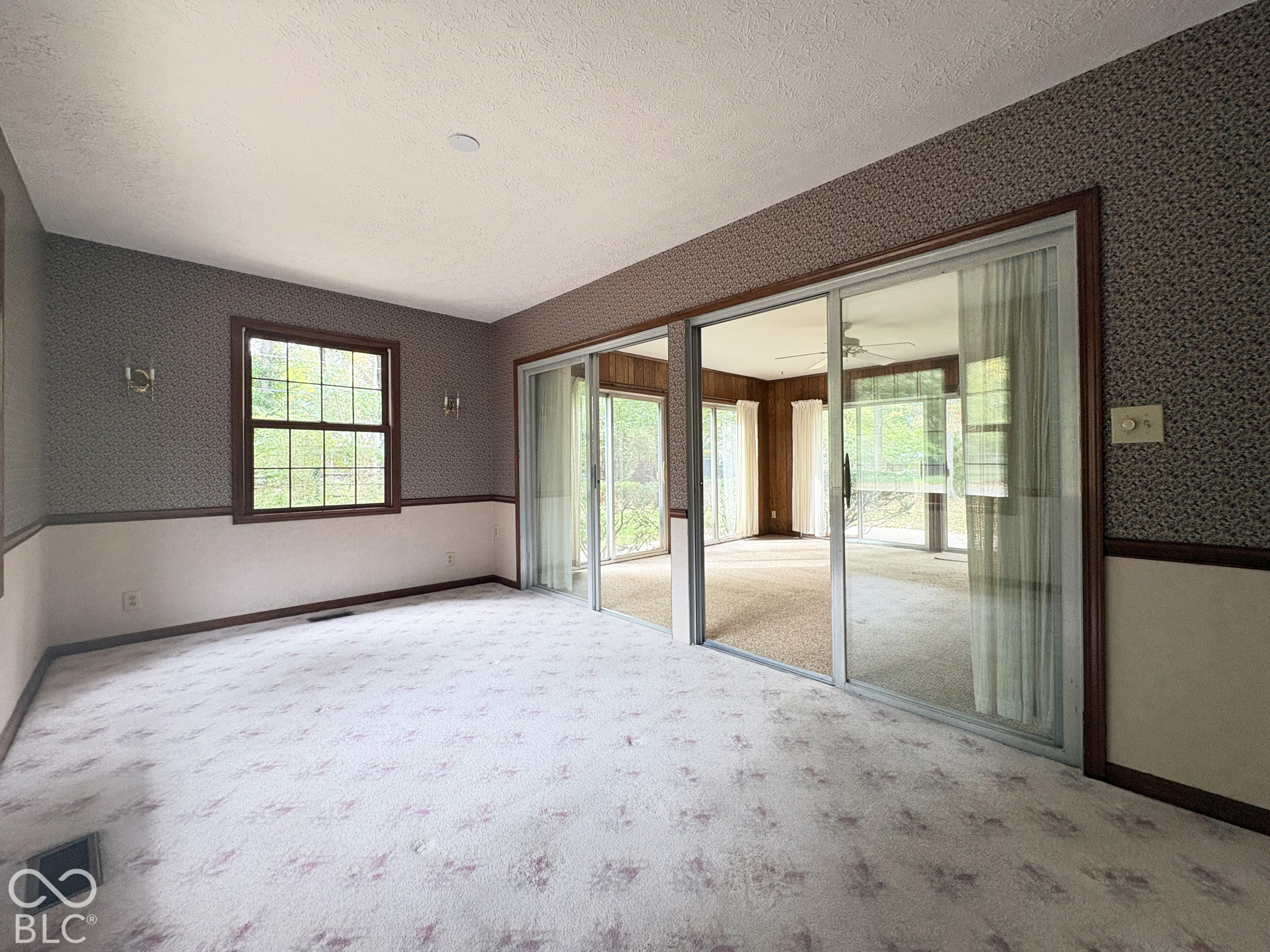 The second part of the addition is 9' x 16', has been used as dining room and would also make great office.