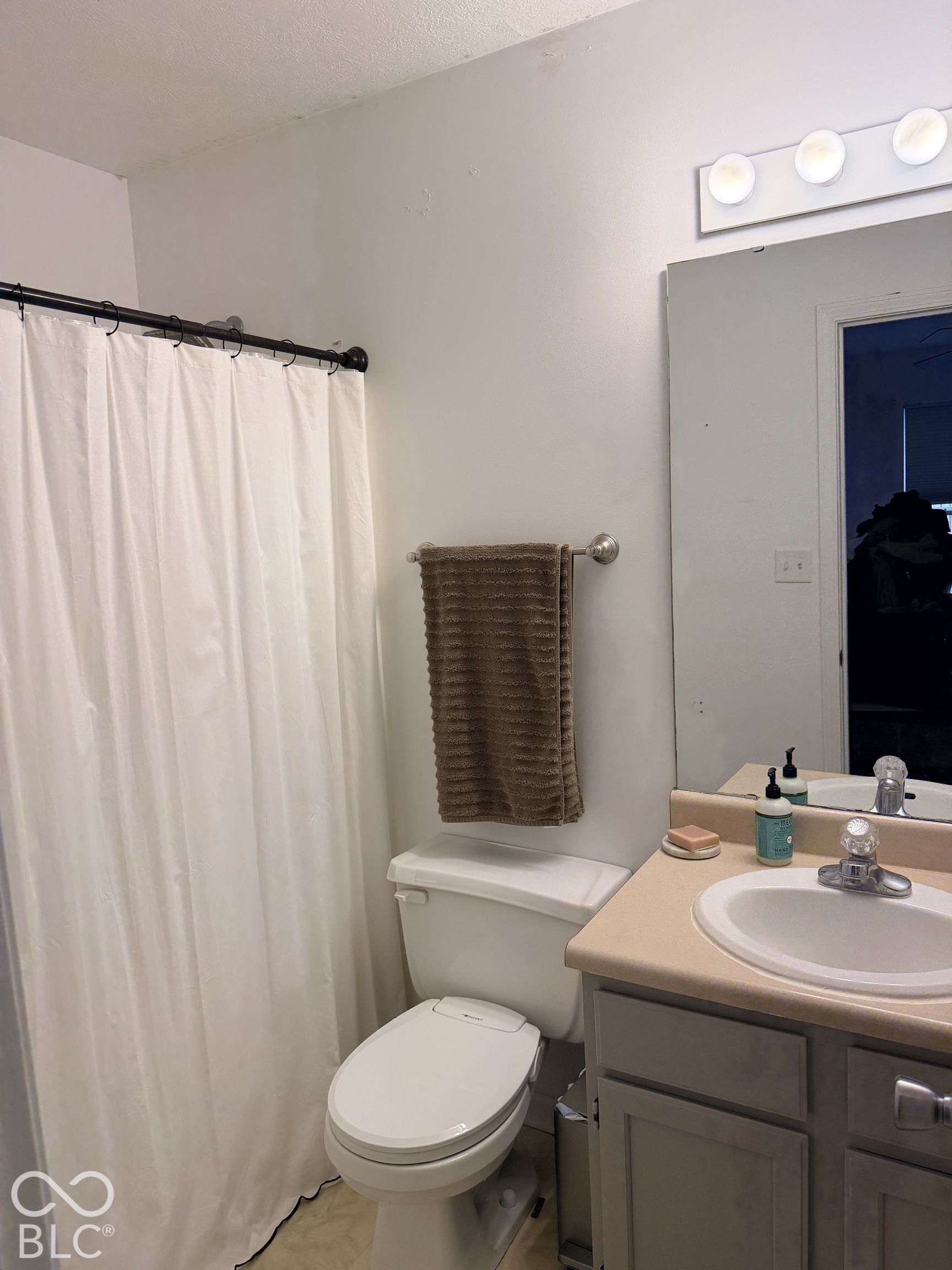 Hall bath...