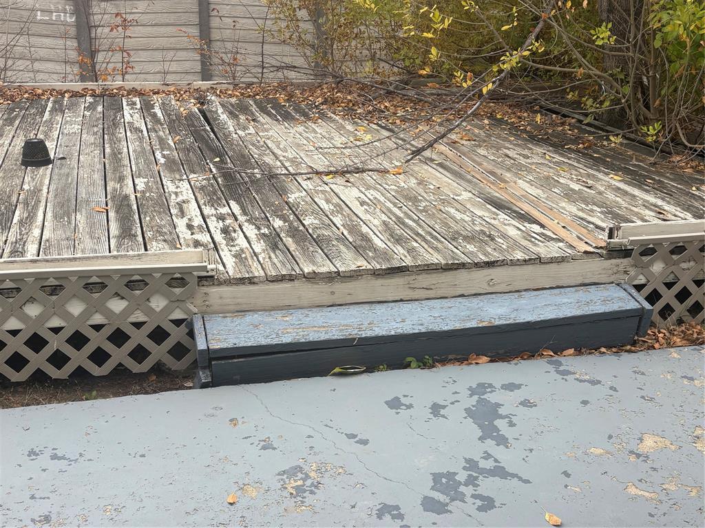 backyard wood deck