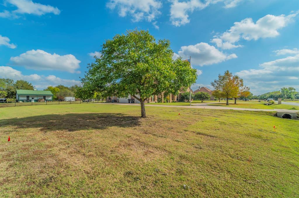 View of the lot from the side.