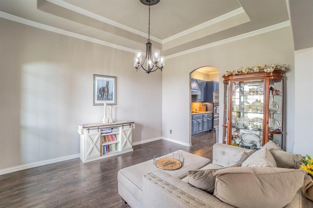 Formal dining now used as a living area. Versatile floor plan.