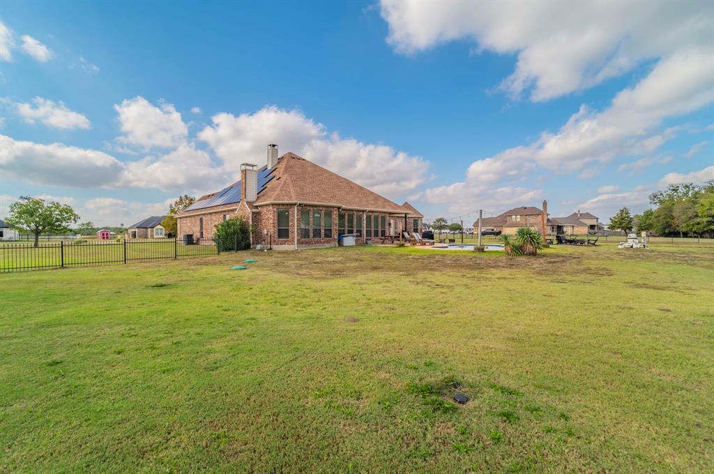 View of the back of the property.