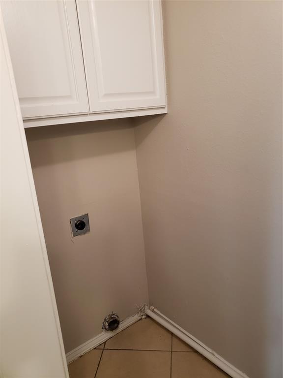 808 - Dryer would be located here, with cabinet above.