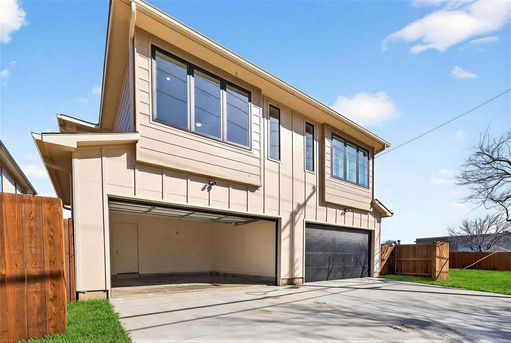Rear 2 car garage.