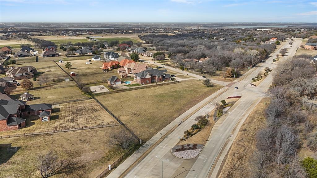 Aerial view of property's location