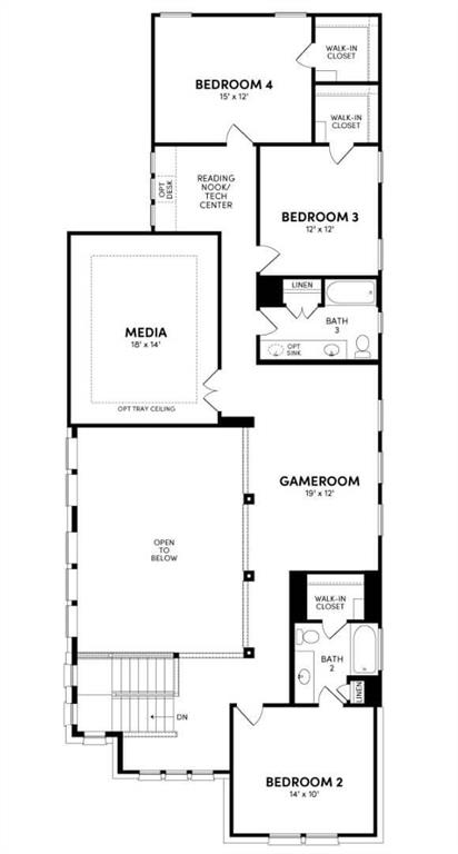 Brookfield Residential - Linfield Floorplan - Modern Prairie