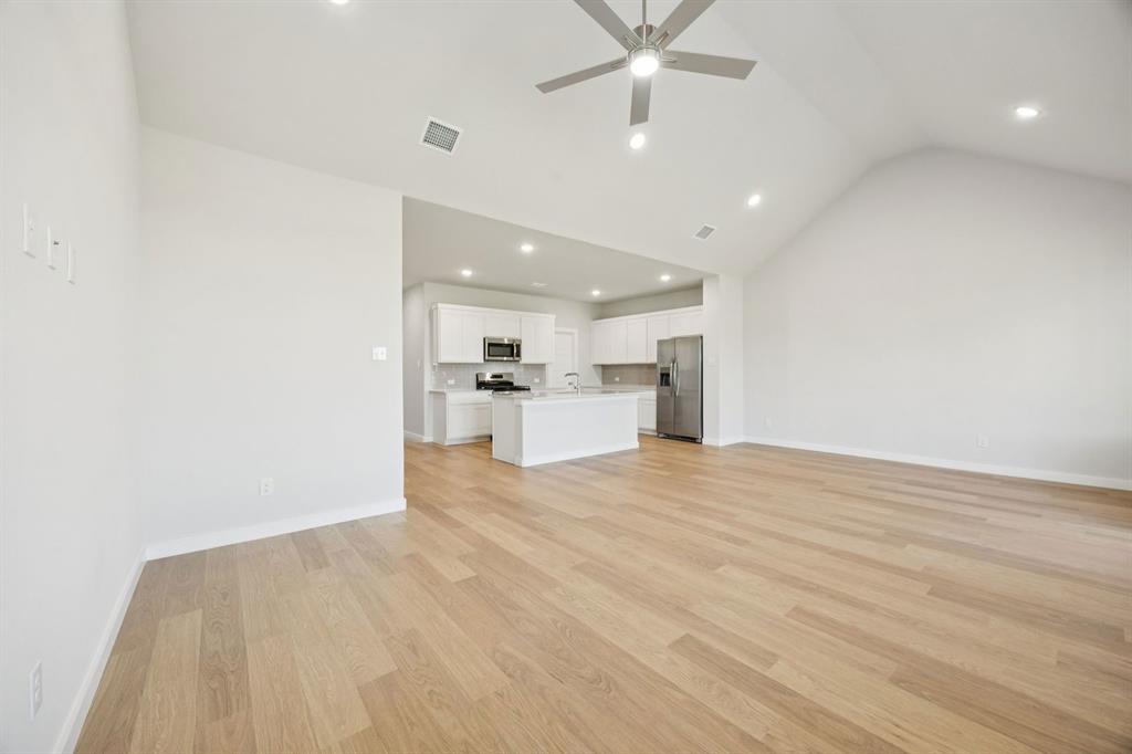 Open first floor in the Masters home plan by Trophy Signature Homes – REPRESENTATIVE PHOTO