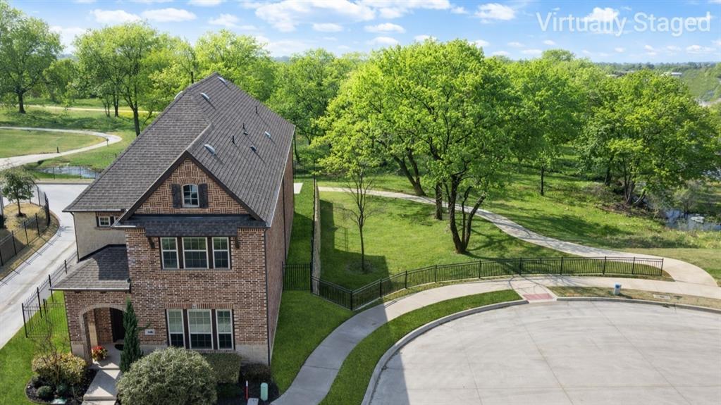 Aerial view of property and surrounding area