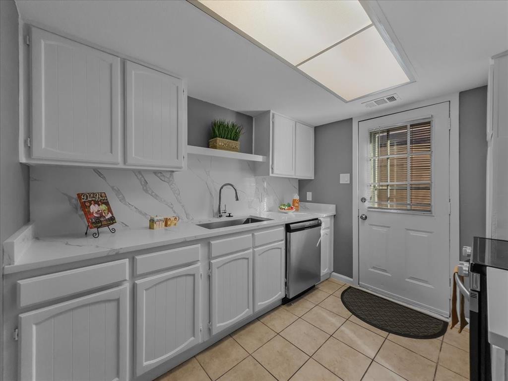 New dishwasher, countertops, sink
