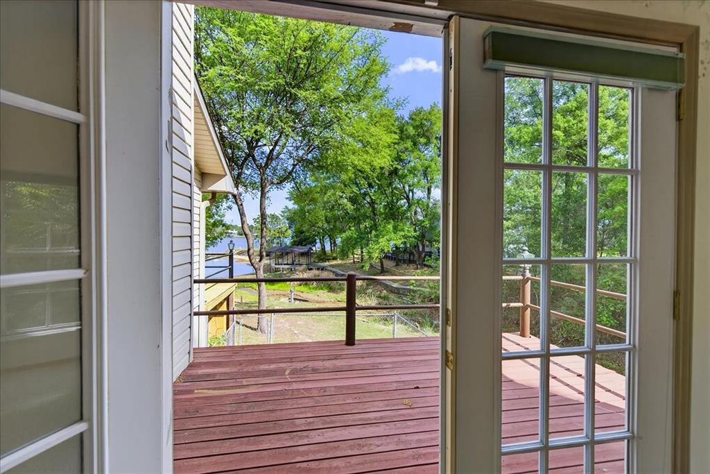 Deck out of primary bedroom