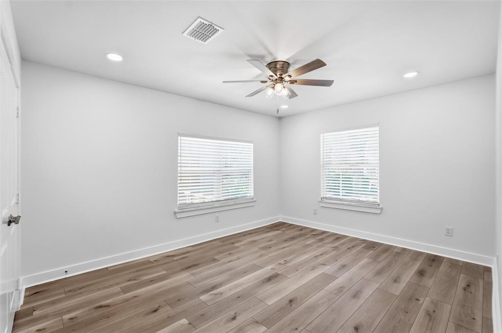 Luxury vinyl plank flooring throughout for a seamless, modern look and easy maintenance.