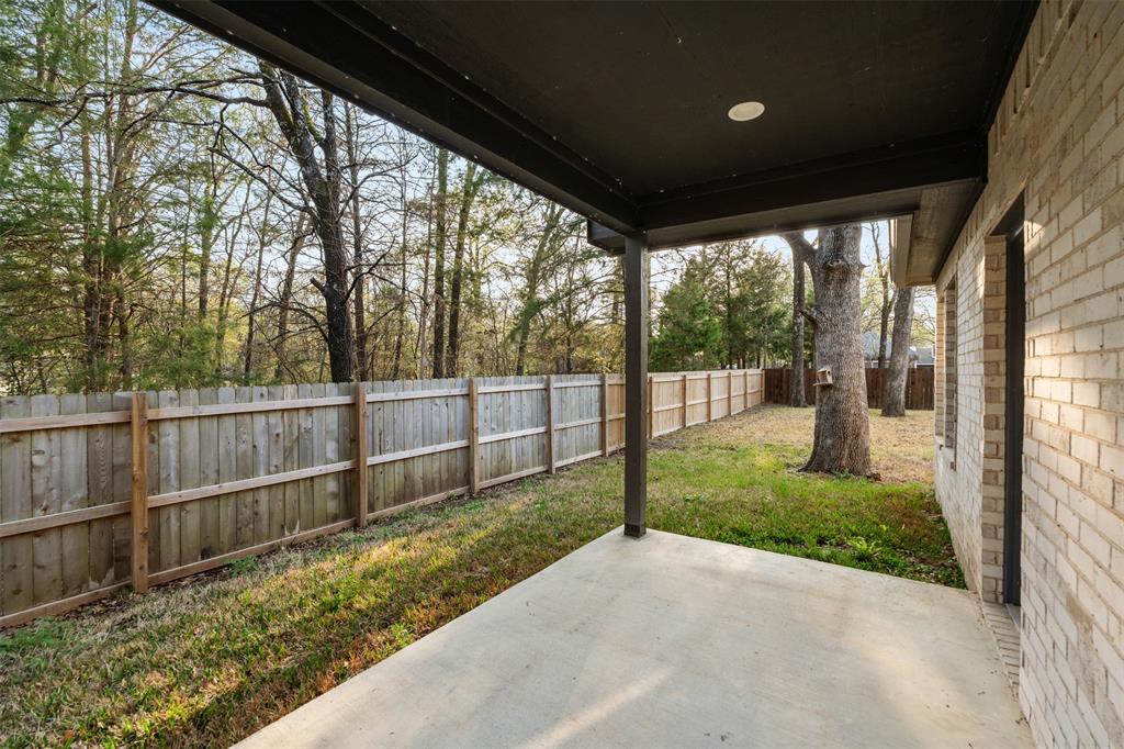 Covered patio