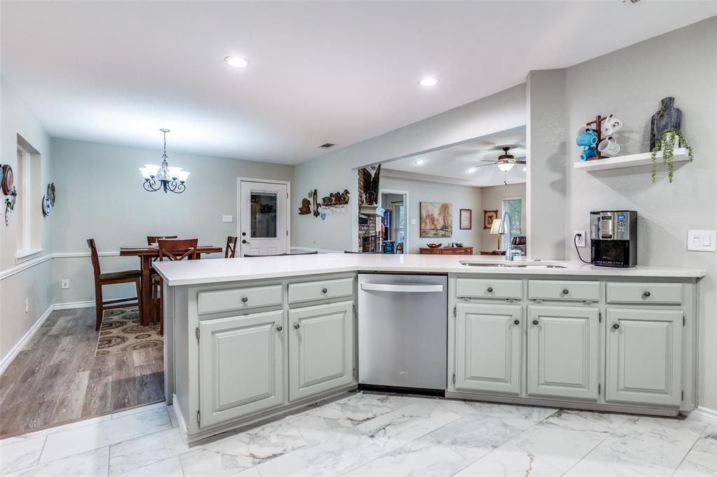 Updated Kitchen facing Dining