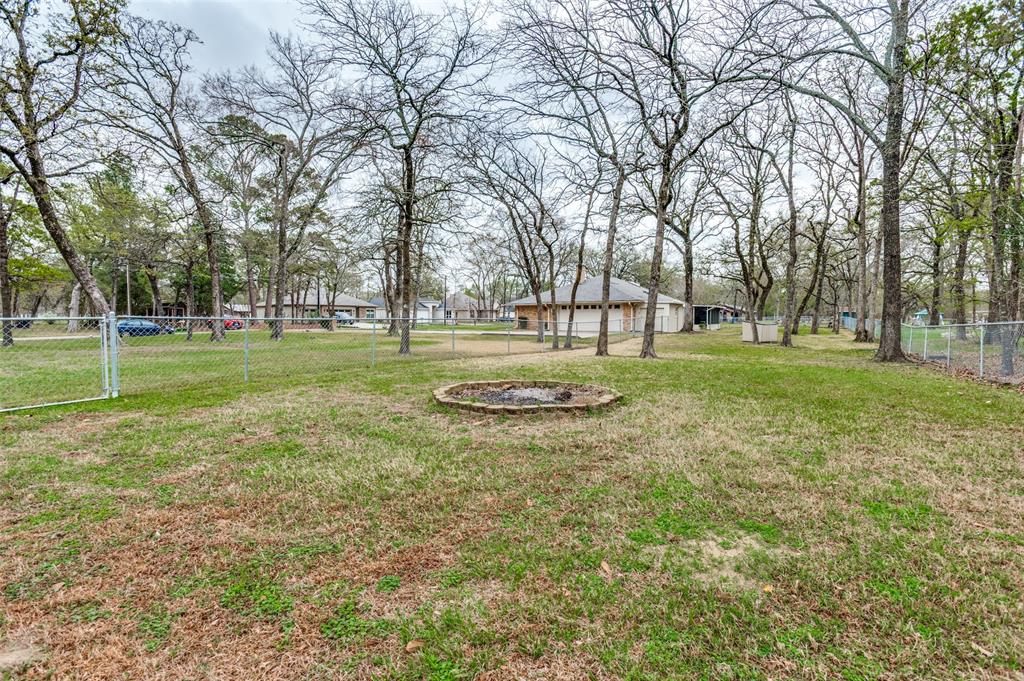 Fire Pit in Backyard