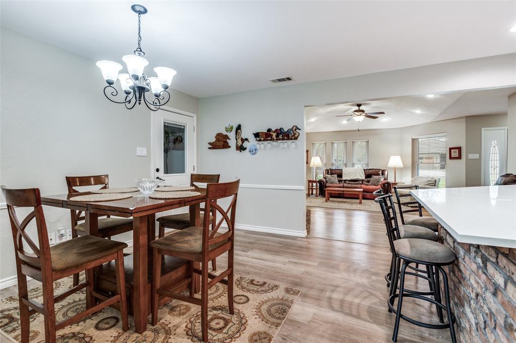 Dining Room facing Living
