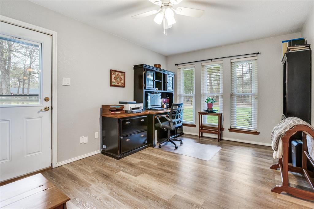 Bedroom 3 with separate exterior door - currently used as office