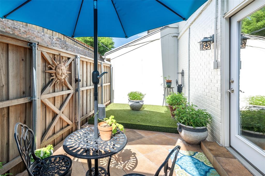 Beautiful Private Back Patio Area off Kitchen Beautiful Private Back Patio Area off Kitchen