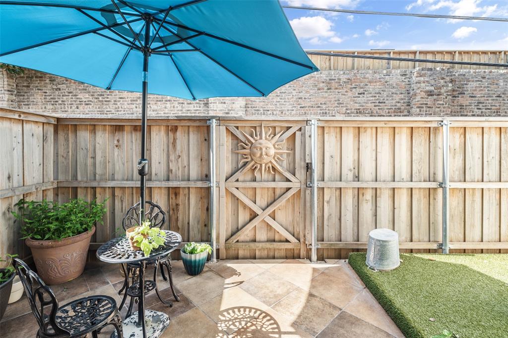 Beautiful Private Back Patio Area off Kitchen Beautiful Private Back Patio Area off Kitchen