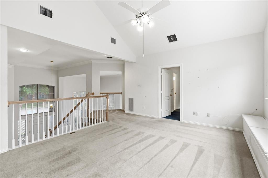 Upstairs open area