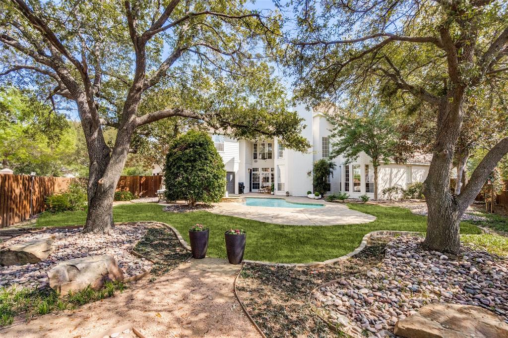 Enjoy the mature trees and shade year round. Enjoy the mature trees and shade year round.