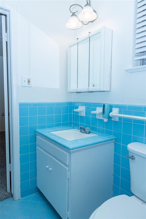 Charming original tile.