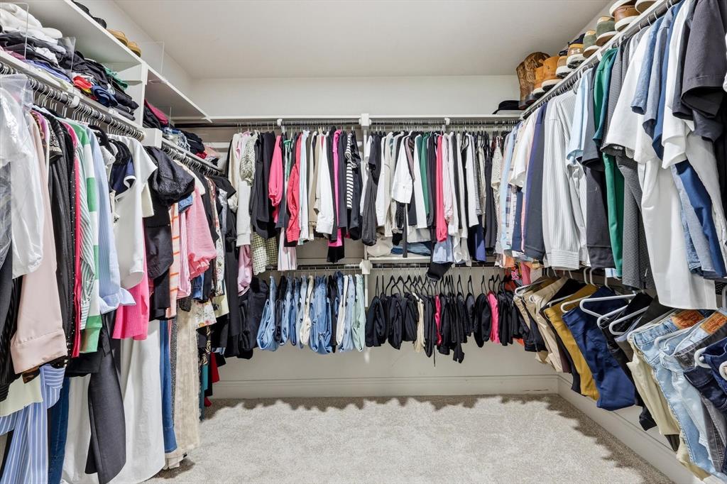 Primary walk-in closet