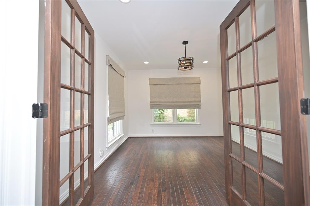 3rd Bedroom with French Doors & closet-optional Office