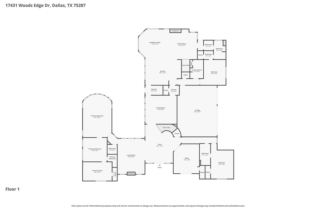 17431 Woods Edge Drive, Dallas, TX 75287