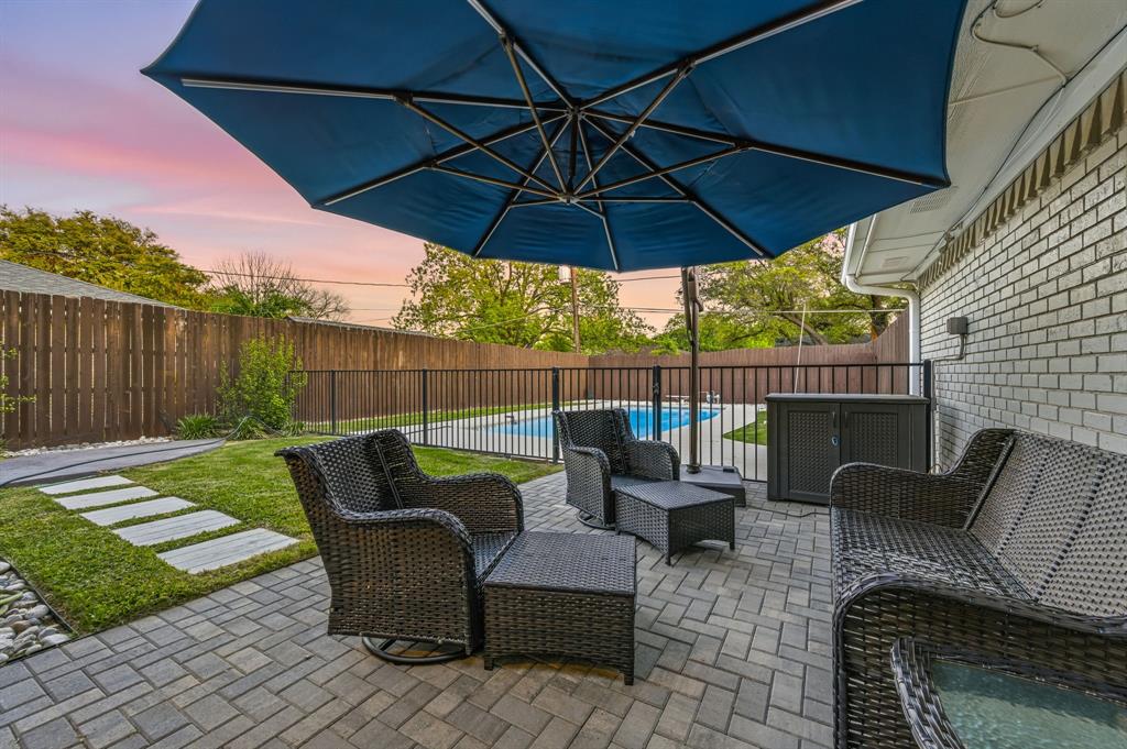 Wonderful patio next to the pool is perfect for summer nights! Wonderful patio next to the pool is perfect for summer nights!