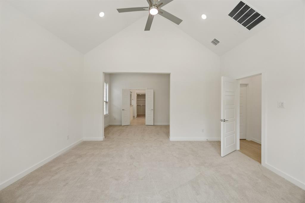 Primary Suite in the Monet II home plan by Trophy Signature Homes – REPRESENTATIVE PHOTO
