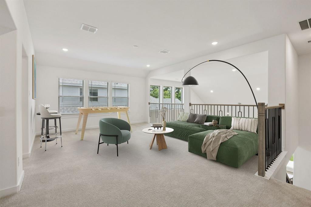 Game Room in the Monet II home plan by Trophy Signature Homes – REPRESENTATIVE PHOTO