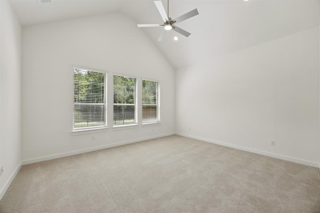 Primary Suite in the Monet II home plan by Trophy Signature Homes – REPRESENTATIVE PHOTO