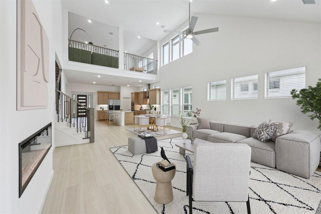Open First Floor in the Monet II home plan by Trophy Signature Homes – REPRESENTATIVE PHOTO