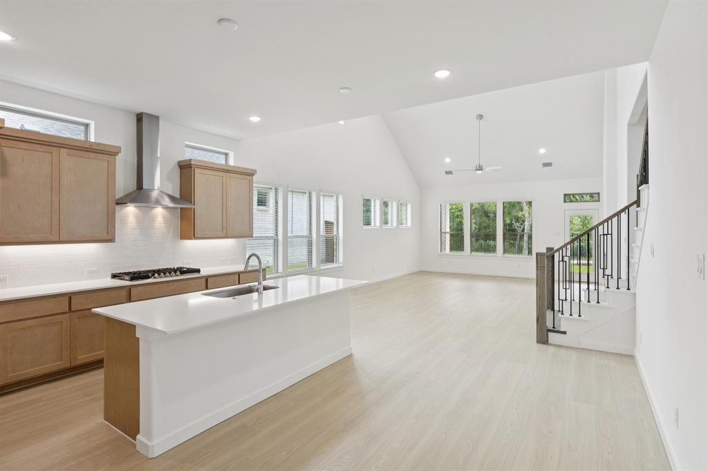 Kitchen in the Monet II home plan by Trophy Signature Homes – REPRESENTATIVE PHOTO