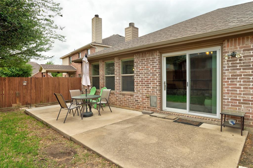 Backyard patio