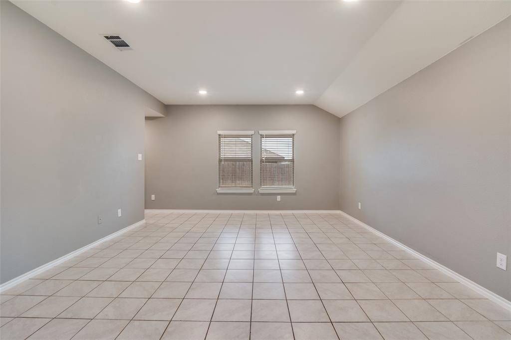 Living room open to kitchen