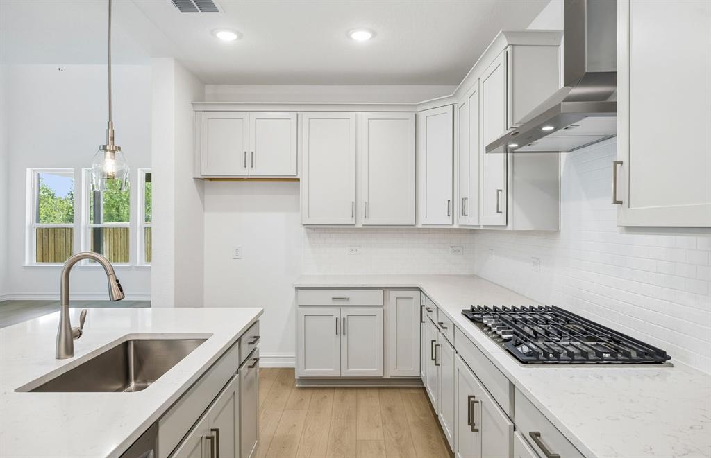 Abundant cabinet space