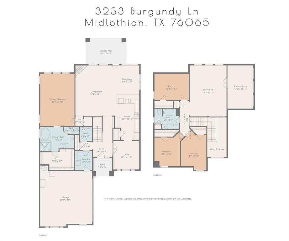 3233 Burgundy Lane, Midlothian, TX 76065