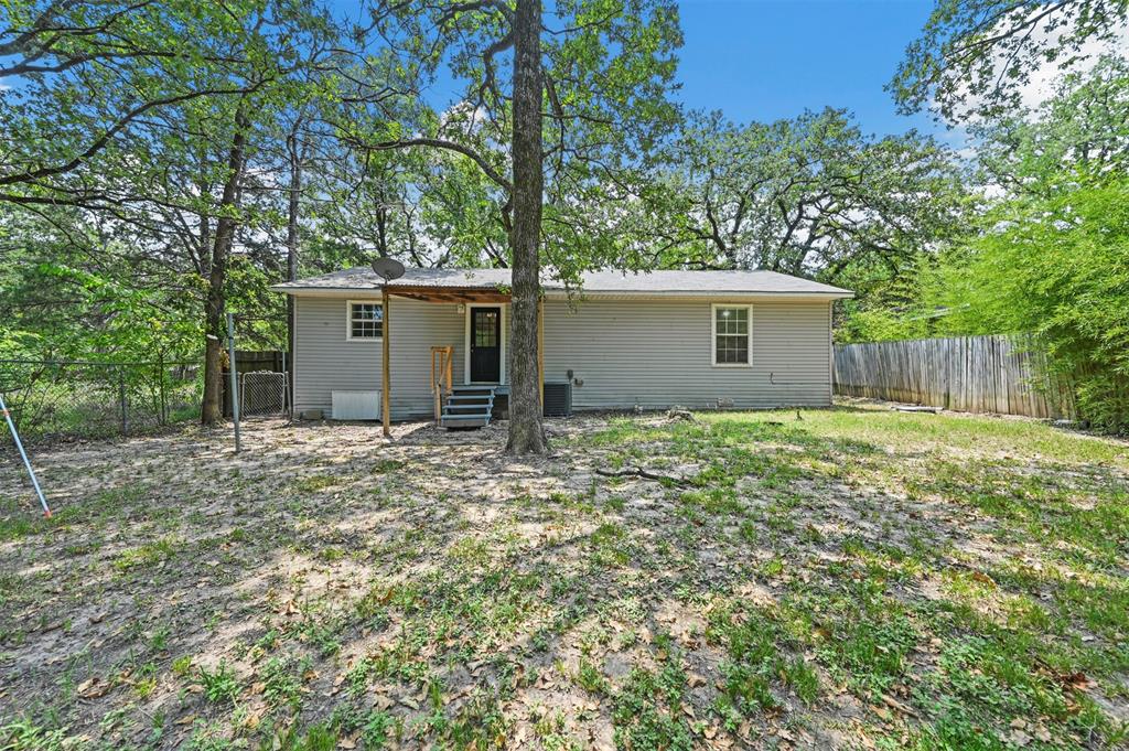 View of rear view of property