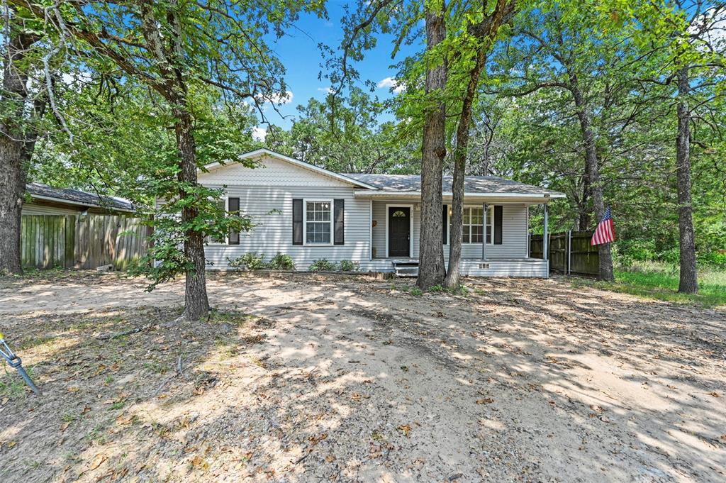 View of single story home