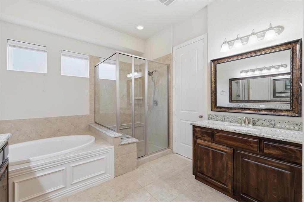 Primary Bathroom with Separate Vanities