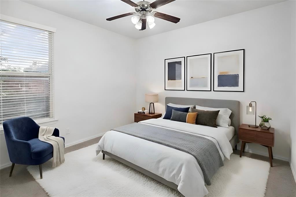 Bedroom Downstairs Virtually Staged