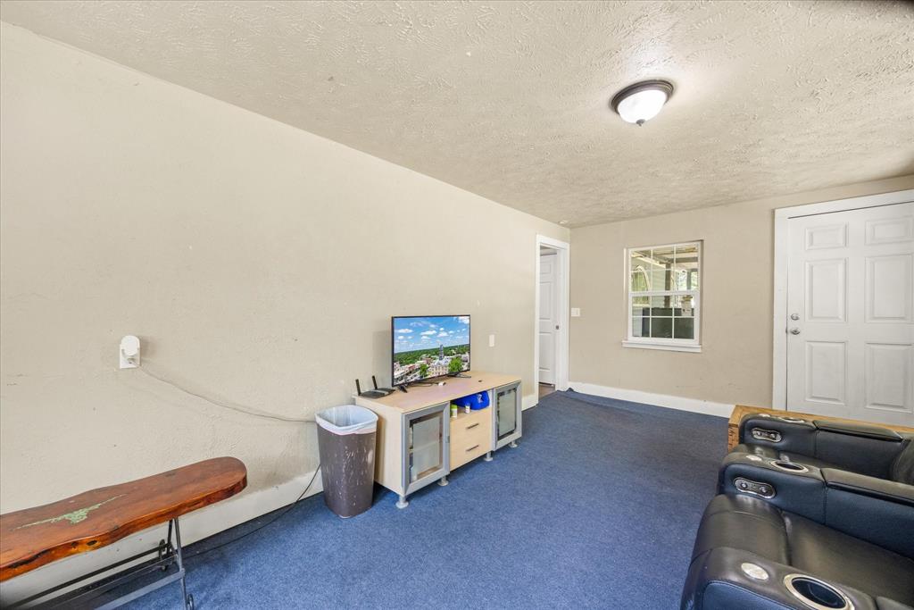 Offers a second entrance to the back patio.