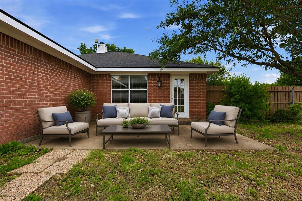 Rear patio*VIRTUALLY STAGED*