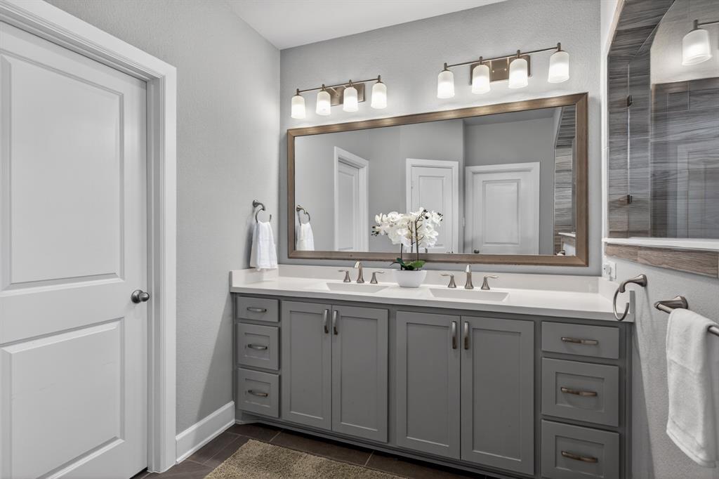 Elegant bathroom with functional layout beautiful finishes