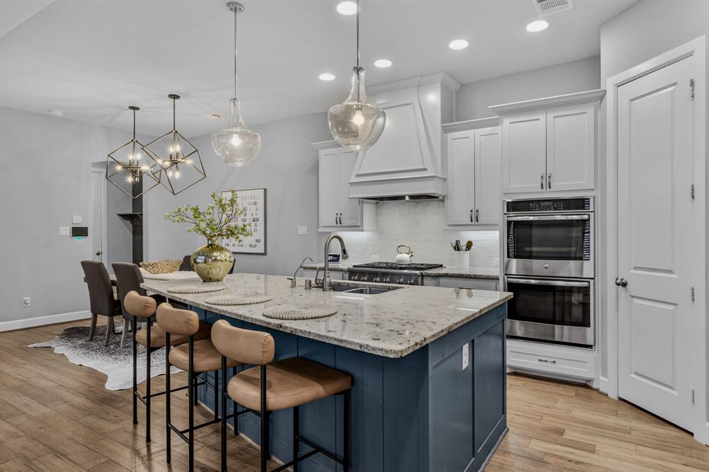 Spacious and modern kitchen with ample prep space
