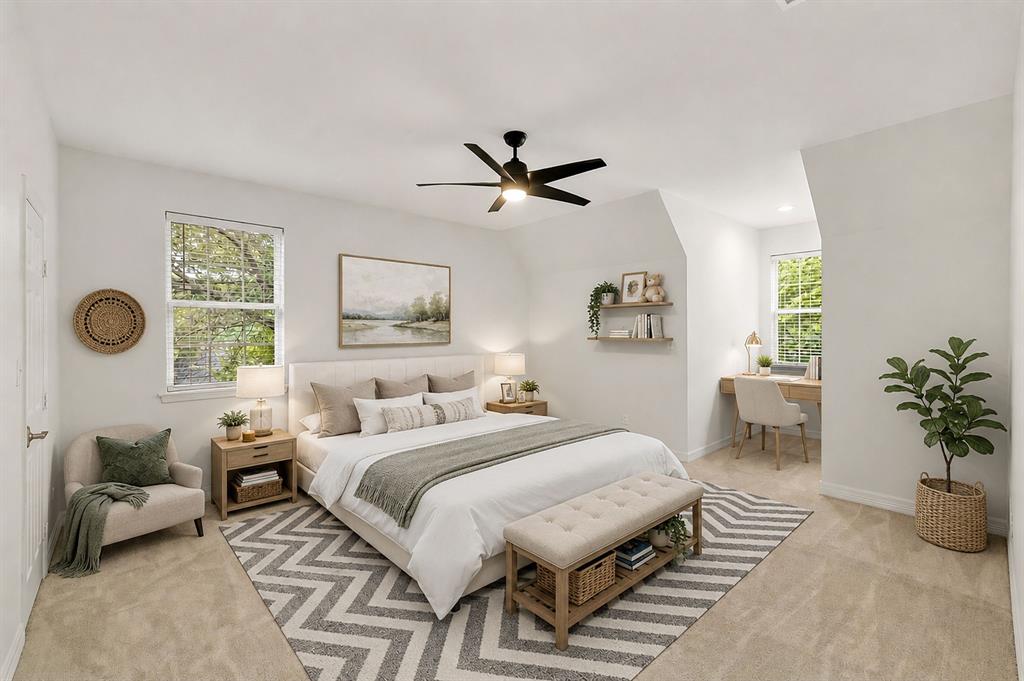 Virtually staged. Massive bedroom!
